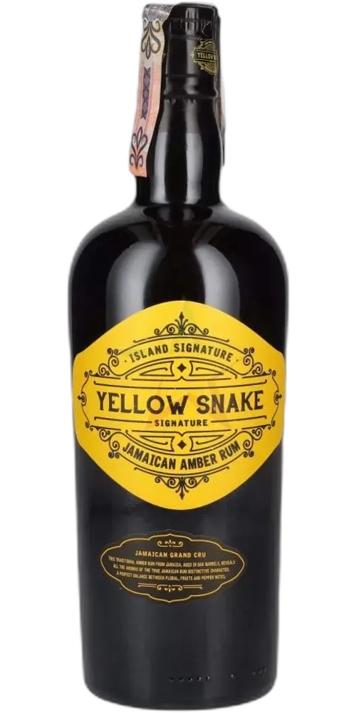 Rum Amber Yellow Snake - Jamaican - Island Signature