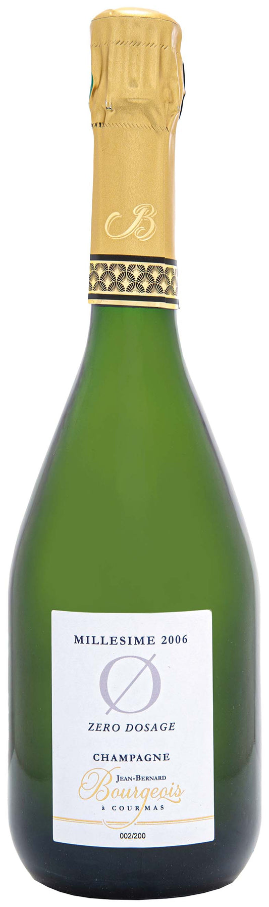 Jean Bernard Bourgeois Champagne AOC Pas Dosé Millésimé