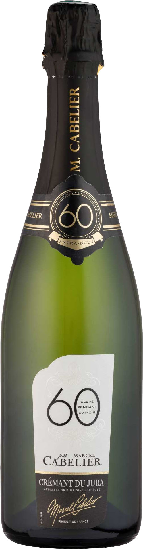 Marcel Cabelier "60" Crémant du Jura AOC Extra Brut