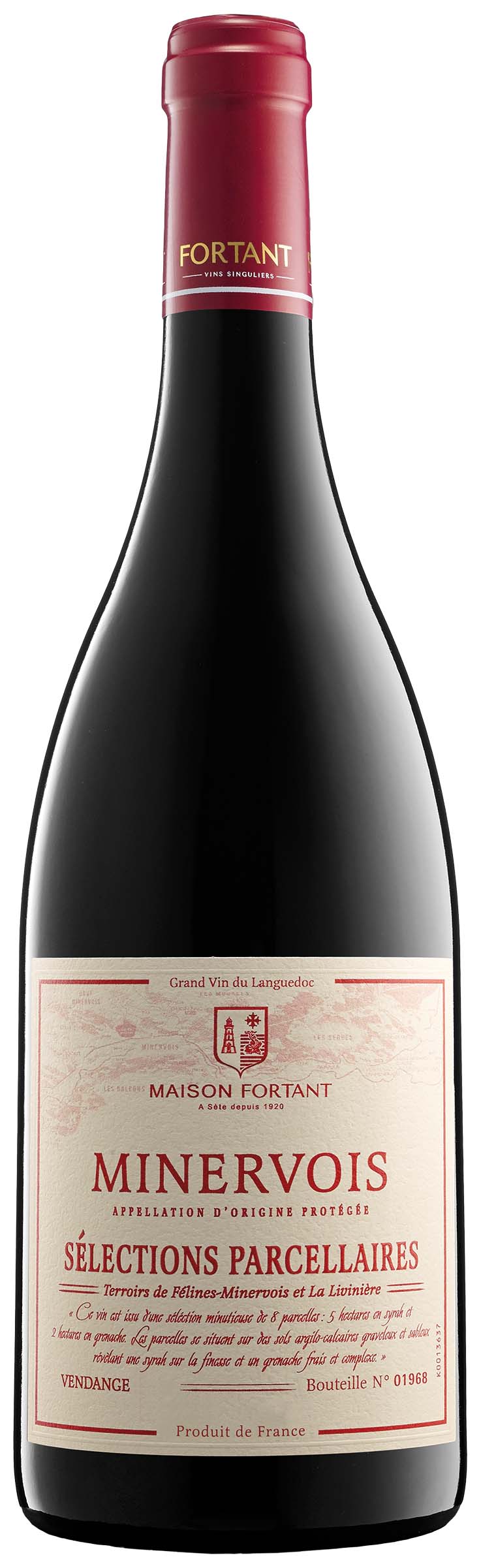 Maison Fortant Minervois Minervois AOC Sélection Parcellaires