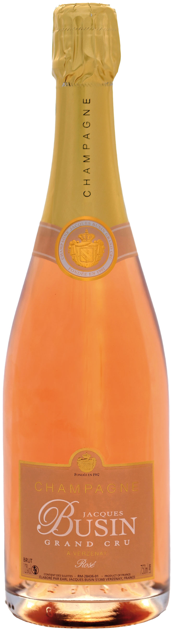 Jacques Busin Champagne AOC Verzenay Rosé Brut Grand Cru